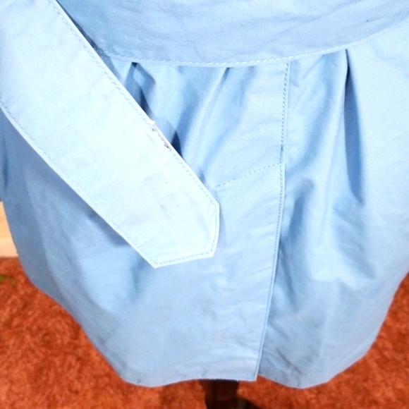 Gap Light Blue Trench Coat Jacket. Size S - Picture 6 of 12